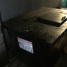 Dumpster pad cleaning 6